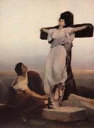 Max, Gabriel Cornelius von A Christian Martyr on the Cross Spain oil painting artist